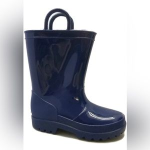 Big Kid Navy Rain Boots